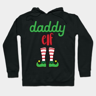 'DADDY ELF' Funny Christmas Santa Helper Hoodie